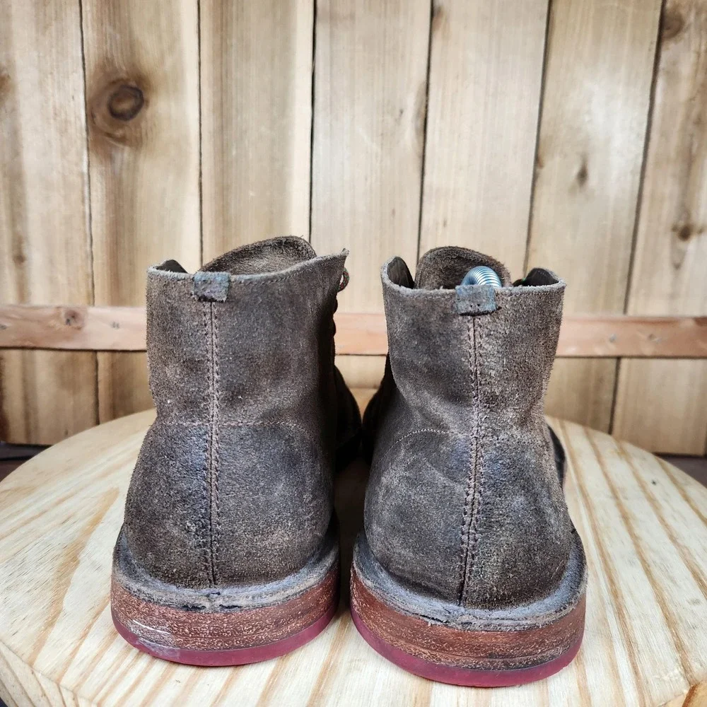 Cole Haan Paul‎ Chukka Boots Mens 10.5 M Brown Suede Ankle Lined Leather Sole